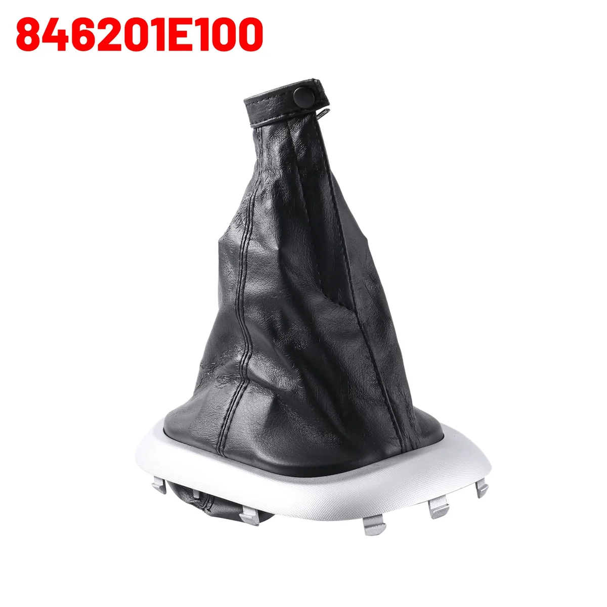 

846201E100 Car Gear Shift Knob Gaiter Cover Boot Frame Trim Dust Cover for Hyundai Accent Verna 2006 846201E100S1