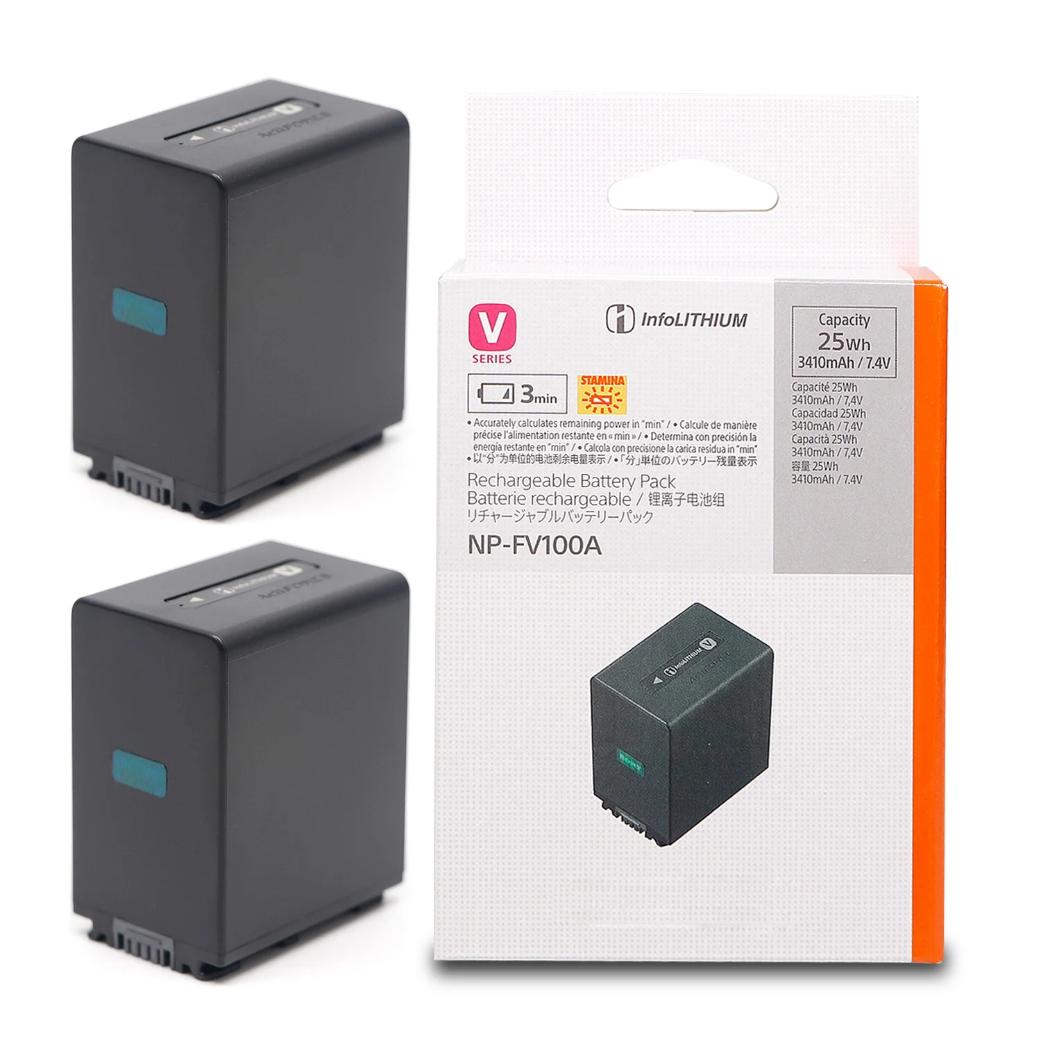 Фотокамера NP-FV100A 3410mAh для SONY