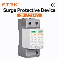 etek house surge protective device protector arrester protection type t2 spd ac 2p 20ka40ka 1pn 275v eku5 t2 40 2p275