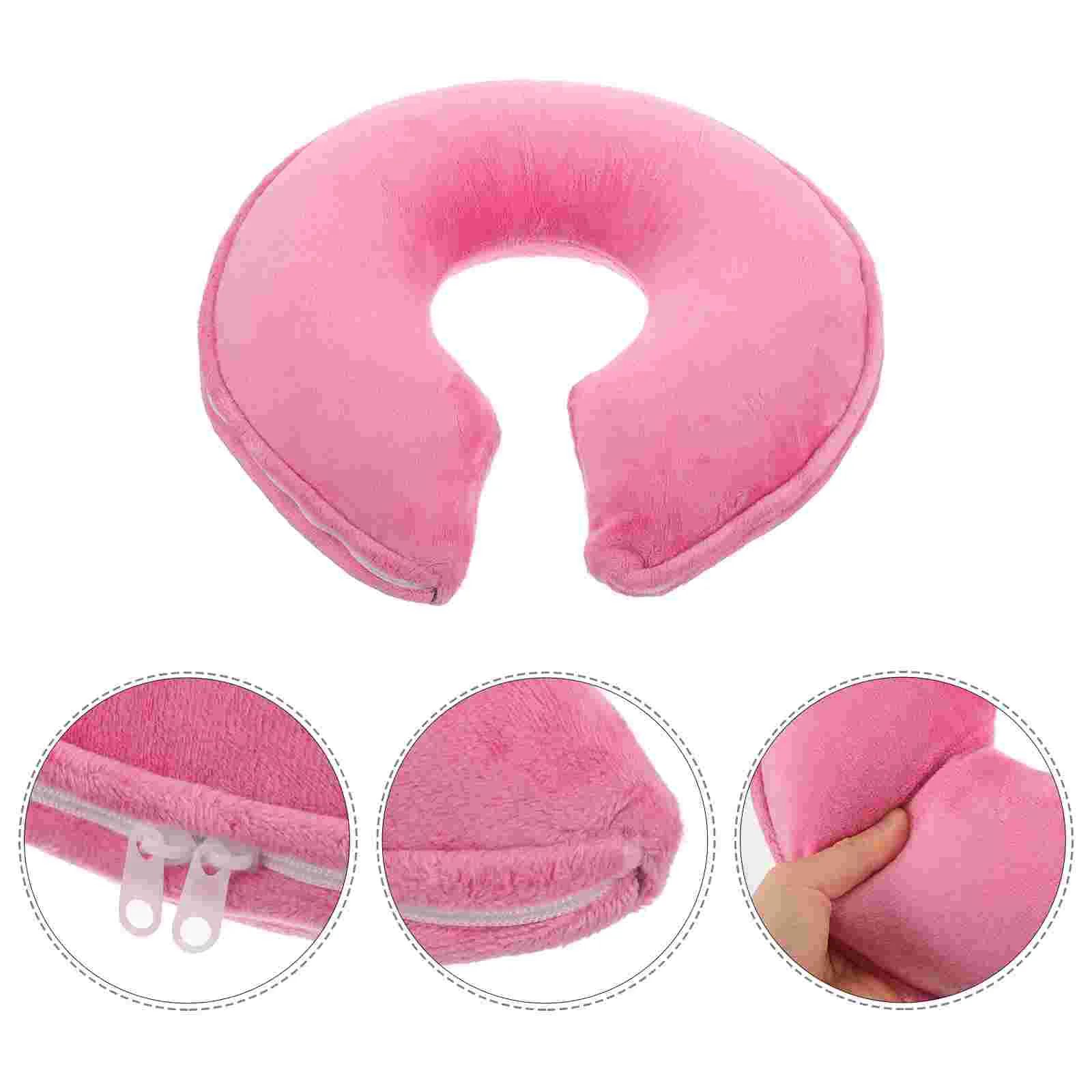 

Airplane Travel Pillow Adults Car Neck Pillows Washable Cozy Sleeping Memory Foam