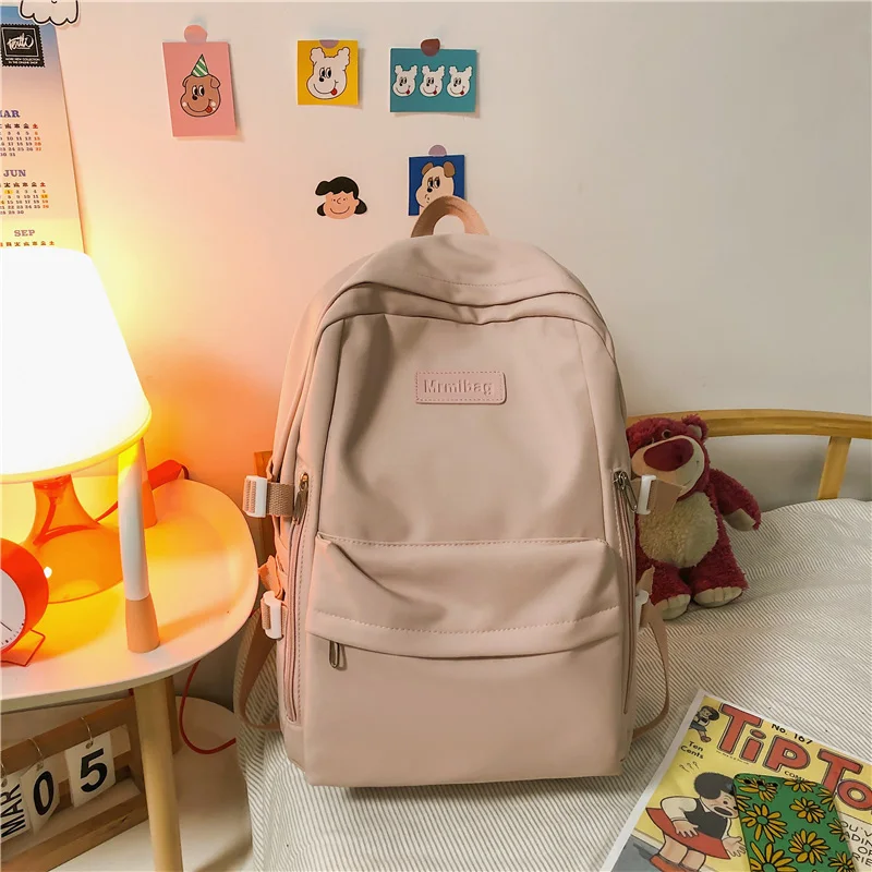 

Водонепроницаемый нейлоновый женский рюкзак с несколькими карманами, дорожная сумка для студентов, школьный ранец для книг, портфель для девочек-подростков и мальчиков