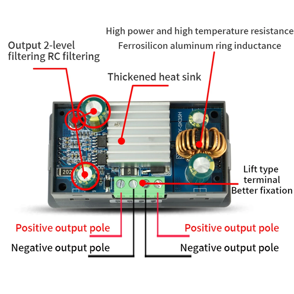 DC DC Buck Boost Converter 5.0~30V To 0.6~30V Adjustable Regulated Laboratory Power Supply CC CV 0~4.0A 6V 12V 24V Power Module images - 6