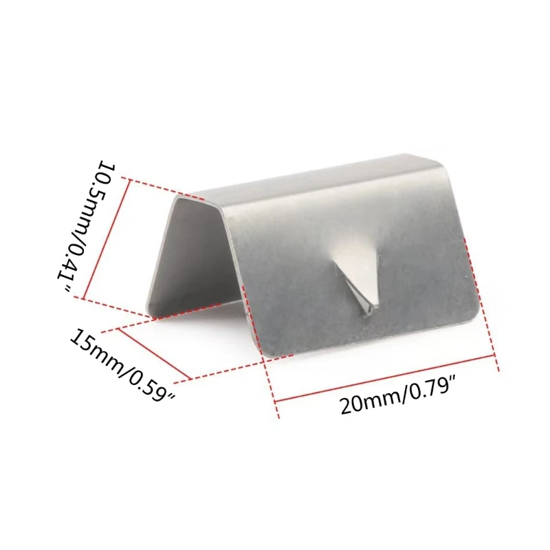 Зажимы для канала дефлектора дождя и ветра из нержавеющей стали автомобильного