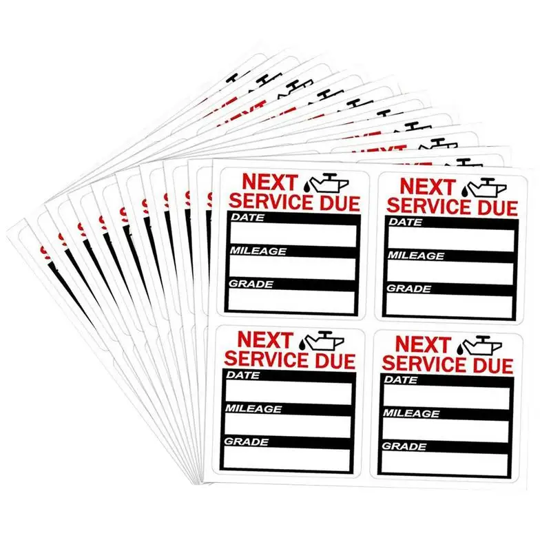

Напоминалки "NEXT SERVICE DUE" для замены масла