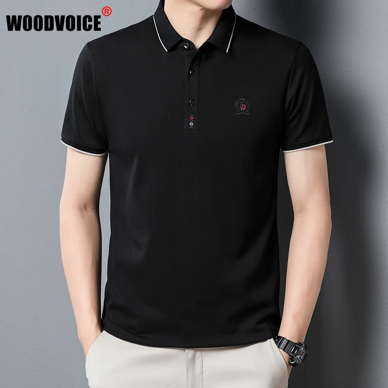

Men Polo Shirts High Quality Men Summer Short Sleeve Shirts Brands Clothing Jerseys Breathable Stand Collar Mens Polo Tops 4XL