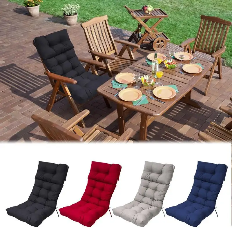 

Adirondack Chair Cushion Water Resistant Thicken Long Back Chair Seat Pads Outdoor Furniture Chair Couch Seat For Garden Yard
