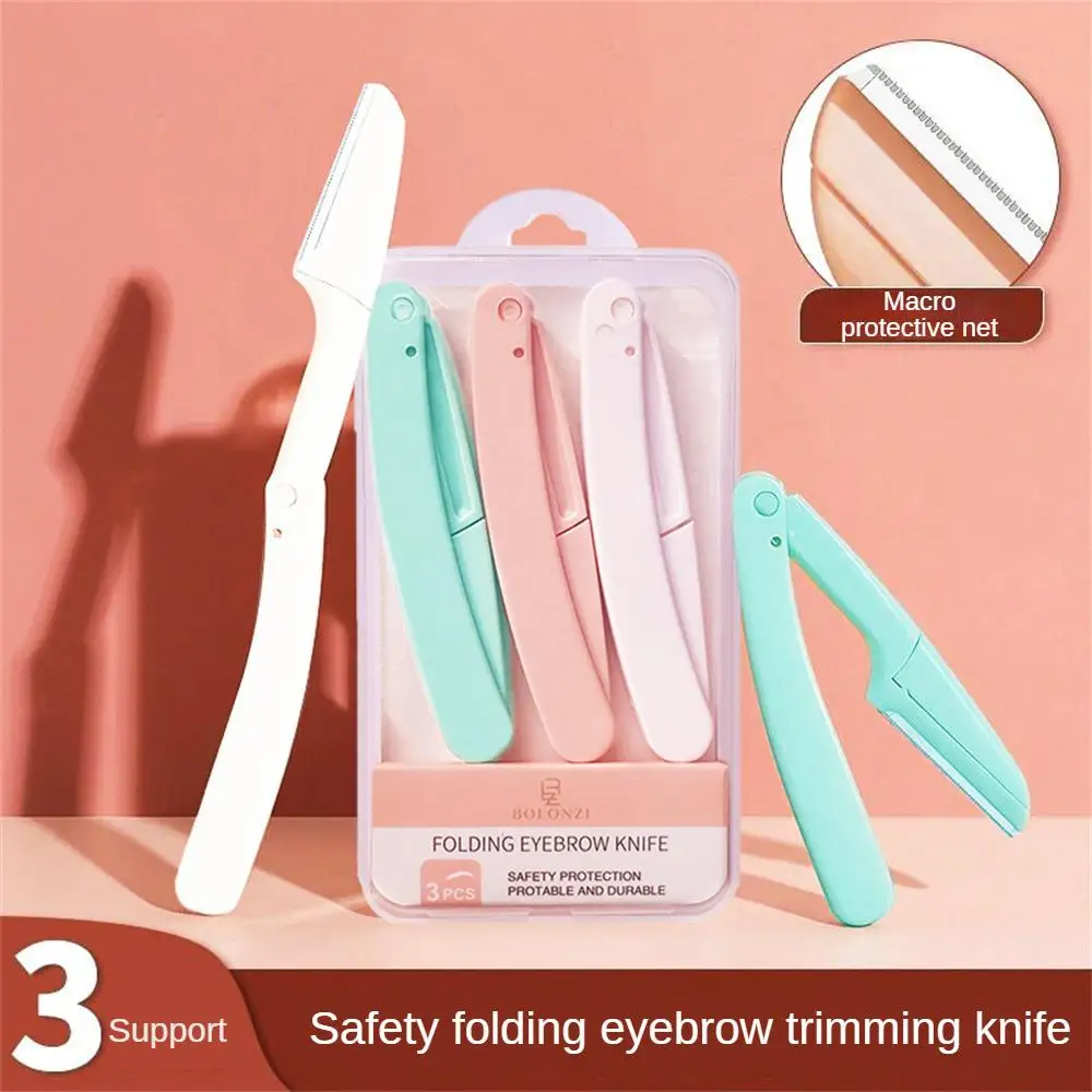 Safety Anti-scratch Razor Makeup Tools Eyebrow Scraping Knife