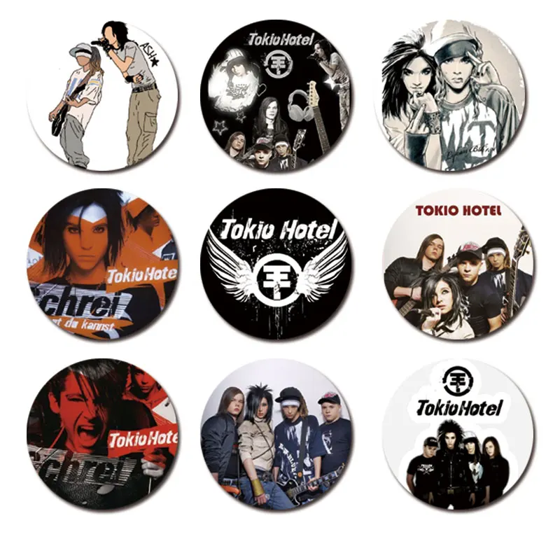 Мужская брошь для одежды в стиле Токио 58 мм