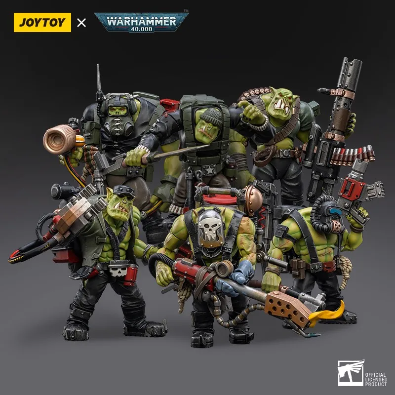 

Экшн-фигурка Joytoy 1/18 Warhammer 40K, Ork Kommandos, подарок на день рождения для детей, подвижная парная модель, игрушки 12 см