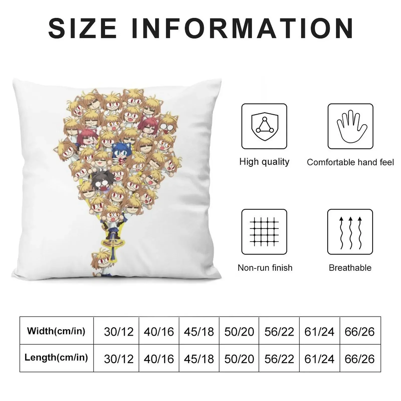 NOBLE NECO PHANTASM Декоративная подушка Подушки для дивана Наволочка Подушка