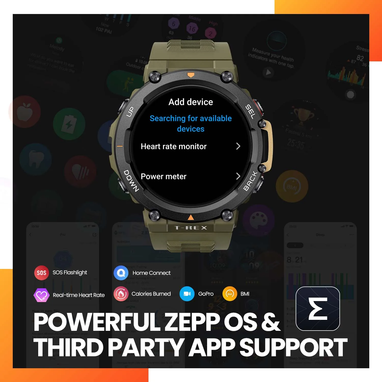 Смарт-часы Amazfit T Rex 2 уличные с GPS двухдиапазонный маршрут импорт 150 + встроенные