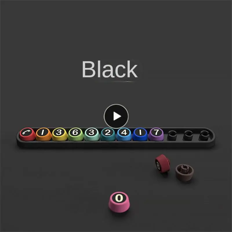 

Rotation Feel Led Night Light Stop Aluminum Alloy Parking Aid Number Parking Telephone Number Card Number Plate