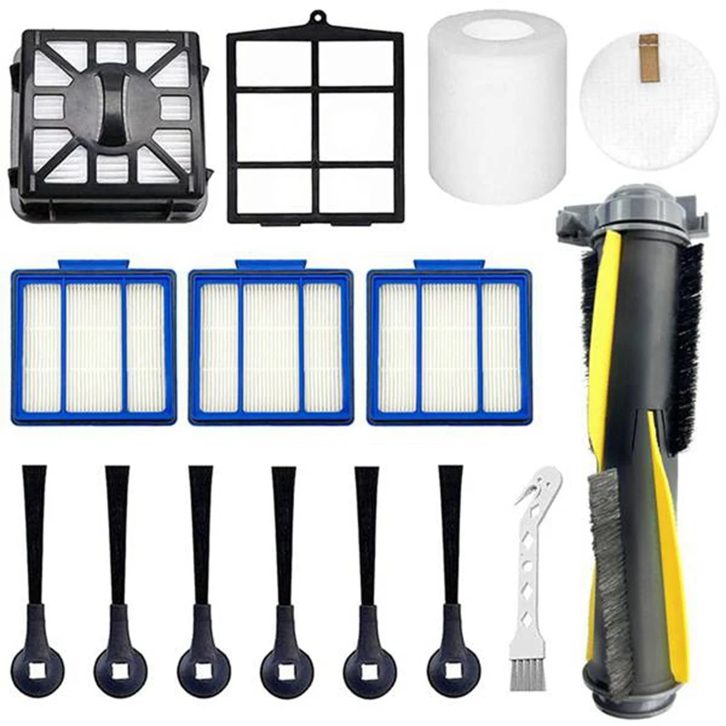 

14PCS Replacement Parts For Shark IQ RV1001AE RV101 Robot Vacuum Foam Felt Filter Self-Clean Base Accessories