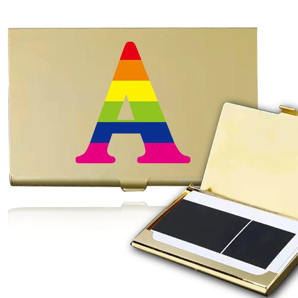 Водонепроницаемый металлический органайзер для визиток путешествий офиса