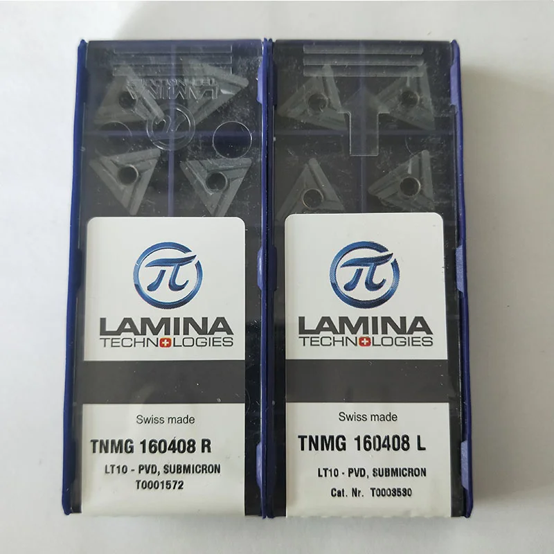 

TNMG160404R LT10 / TNMG160404L LT10 / TNMG160408R LT10 / TNMG160408L LT10 карбидные вставки ЧПУ 10 шт./корд.