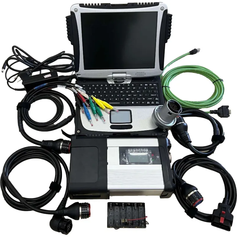 2023.09 диагностический инструмент mb star c5 с ноутбуком i5 8g cf19 полный комплект готовый