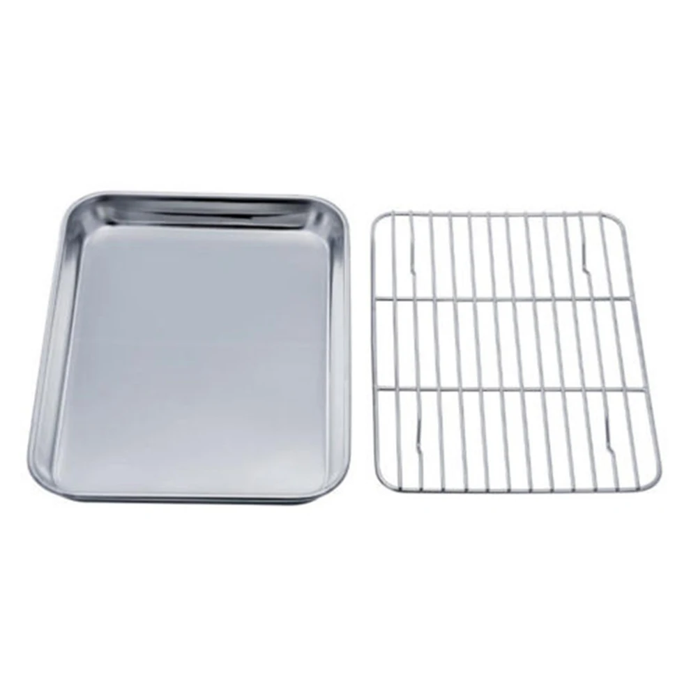 

BBQ Tools Grill Rack 23*17*2.5cm 31*24*2.5cm Stainless Steel Bakeware Brand New Cookie Cooling Rack Cooling Rack