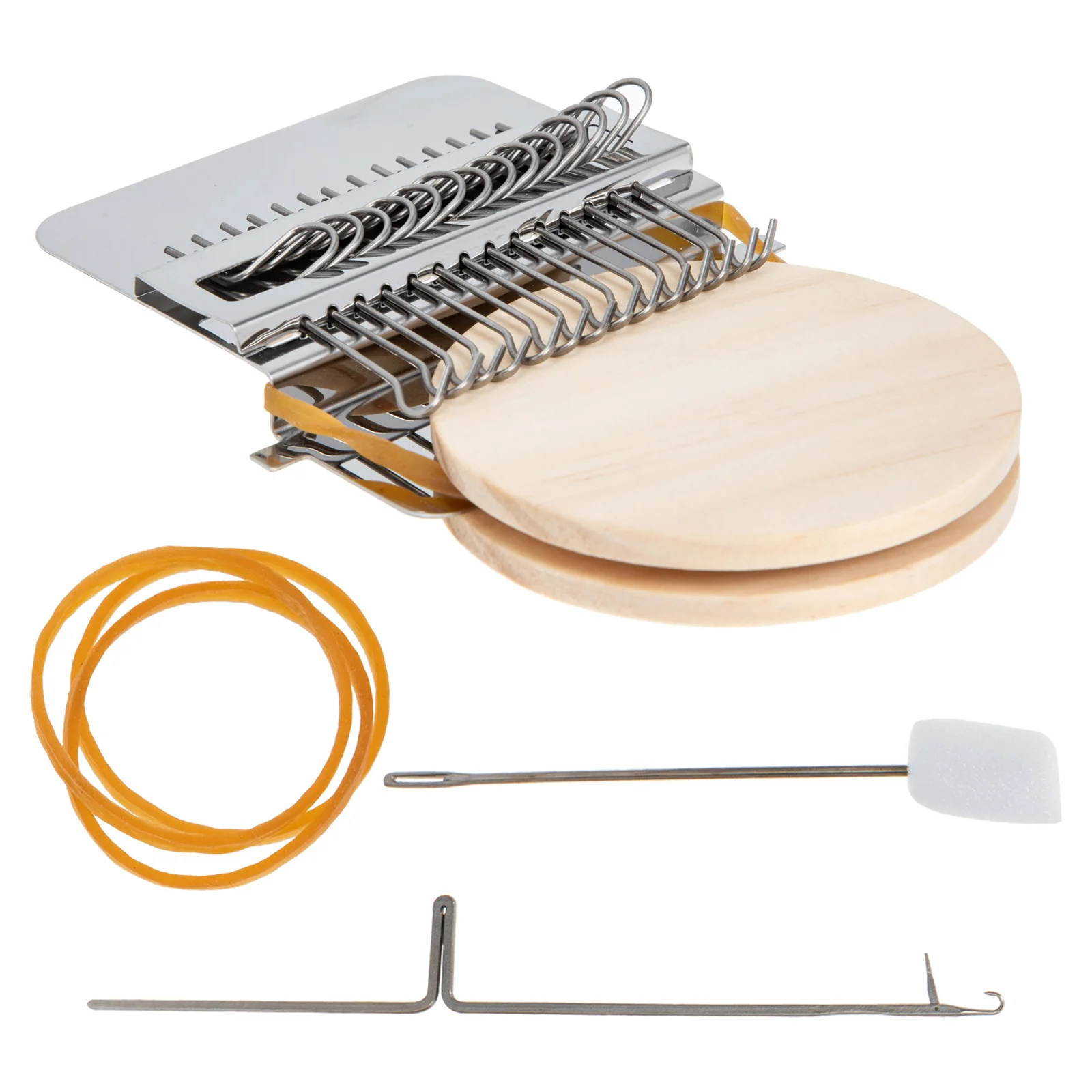 

Loom Weaving Wooden Mini Darning Machine Diy Mending Tool Speedweve Clothes Kit Repair Craft Type Knitting Tapestry Jeans Small