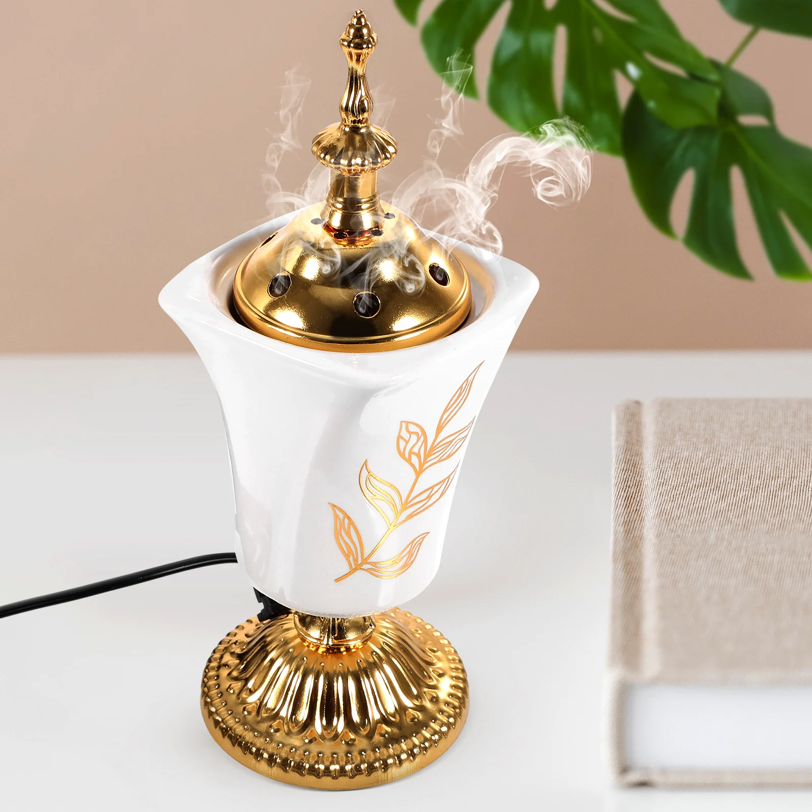 

Plug-in Burner Decorative Electric Retro Home Aroma Stove Portable Fine Censer