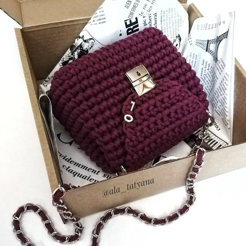 Трикотажная пряжа Бисквит цвет Марсала длина 100м. 100% хлопок |