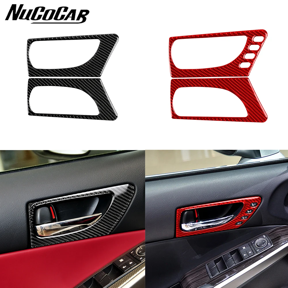 Накладка на дверную ручку из углеродного волокна для Lexus IS250 2013-2020 накладка рамку