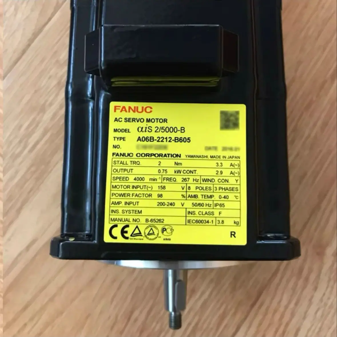A06B-2212-B605 Новый двигатель Fanuc В НАЛИЧИИ Быстрая доставка