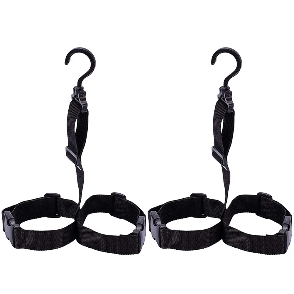 

2 Sets Adjustable Fishing Wader Strap Portable Boot Ski Leash Shoe Rack Clothing Boots Holder Shoes Hanger