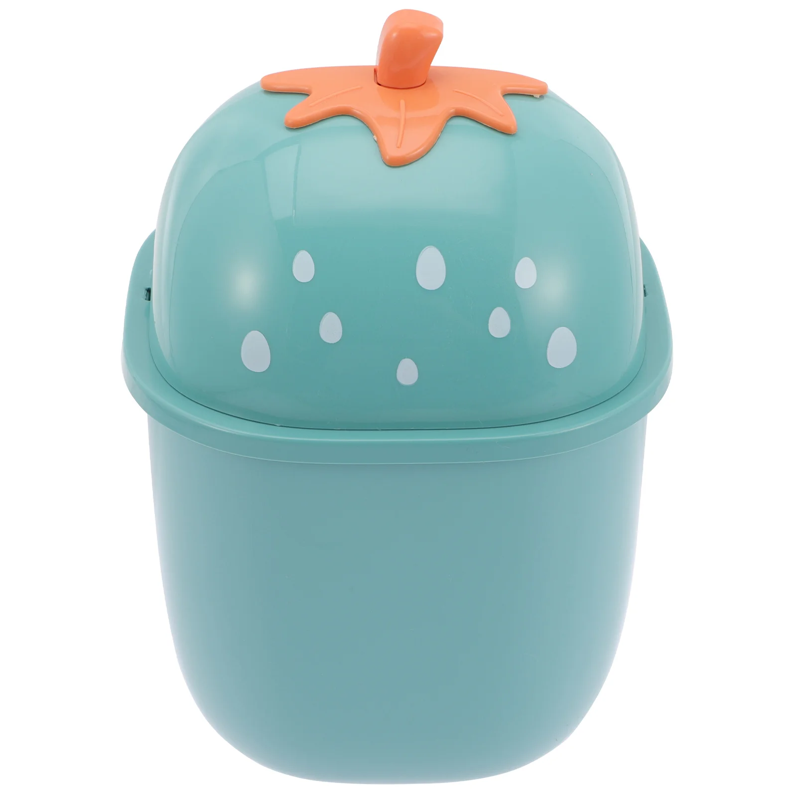 

Trash Can Mini Garbage Waste Bin Table Container Rubbish Basket Office Dustbin Desk Cartoon Swing Type Desktoppail Paper Cover