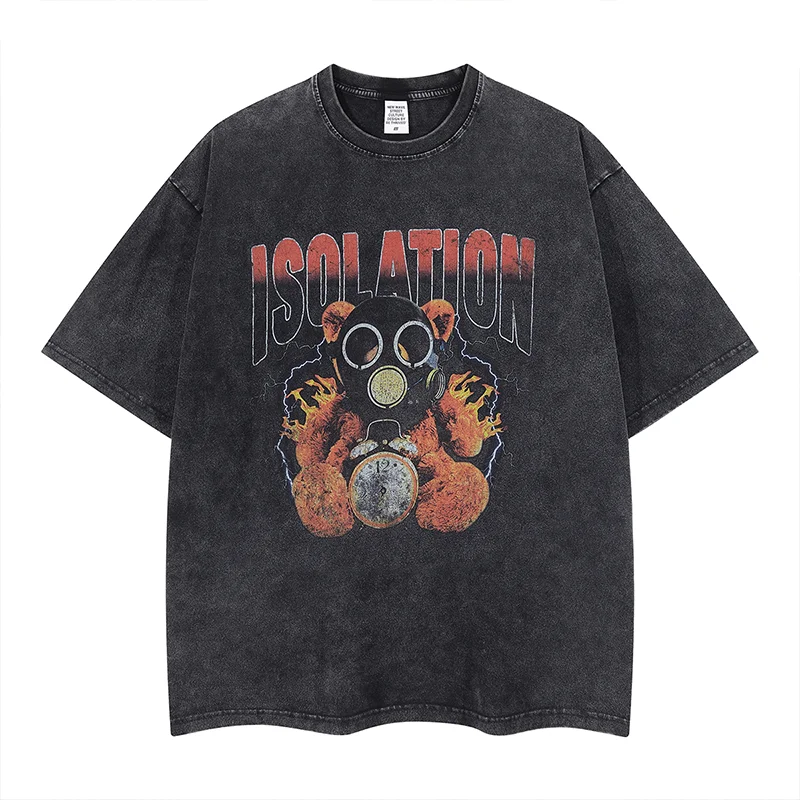 

Anime Graphic T shirts Harajuku Oversized T-shirt Cotton Retro Tops Hip Hop Funny Tshirt Men Streetwear Summer Vintage Clothing