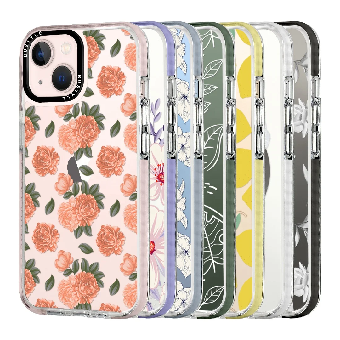 

Personalized Aesthetics Flower Printing Phonecase for forro iPhone 14 Pro Back Cover for Apple iPhone 13 12 11 Custom Phone Case