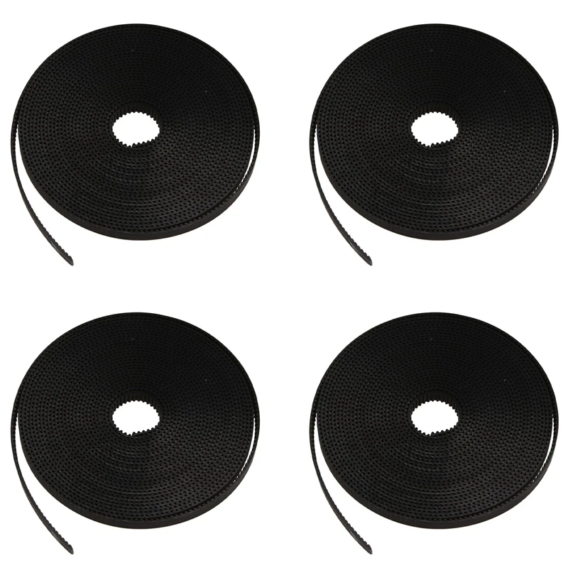 

4Pcs 5 Meters GT2 Timing Belt Width 6Mm Fit For Reprap Mendel Rostock Prusa GT2-6Mm Belt