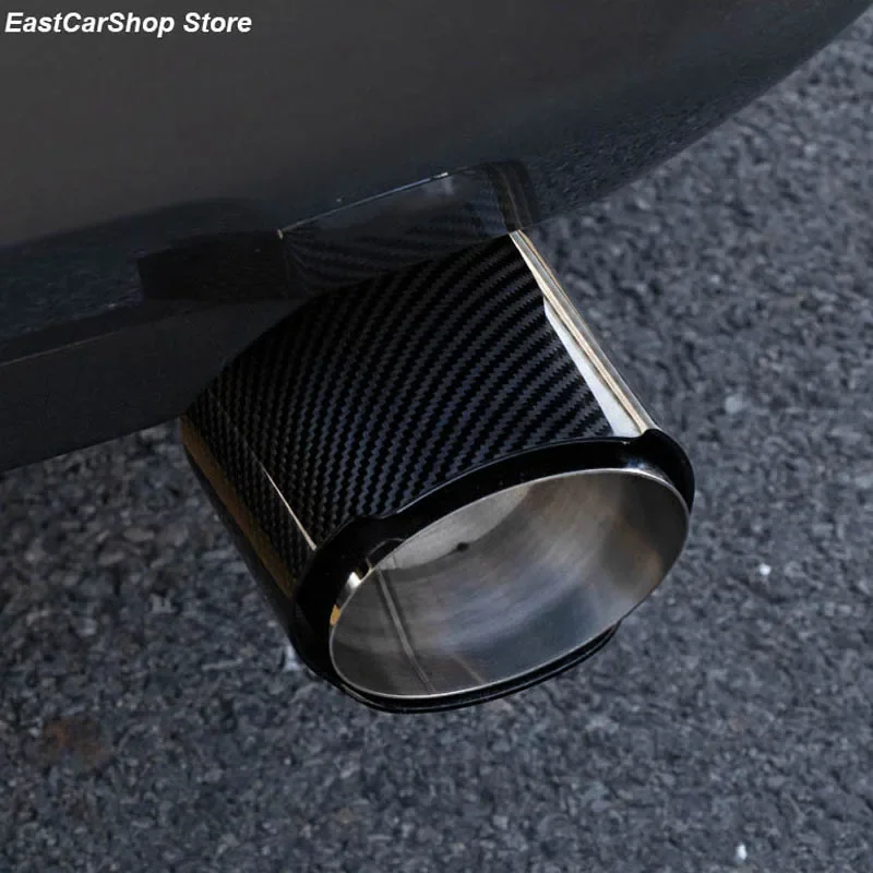 Автомобильный глушитель выхлопной трубы из углеродного волокна наконечник