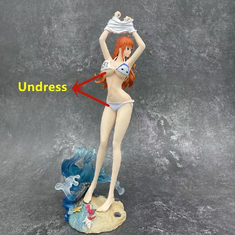

35cm Sexy Girl Anime acyion Figure One Piece GK Swimsuit Nami Roronoa Zoro Princess Model Statue Collection Toy Doll Gifts Toys