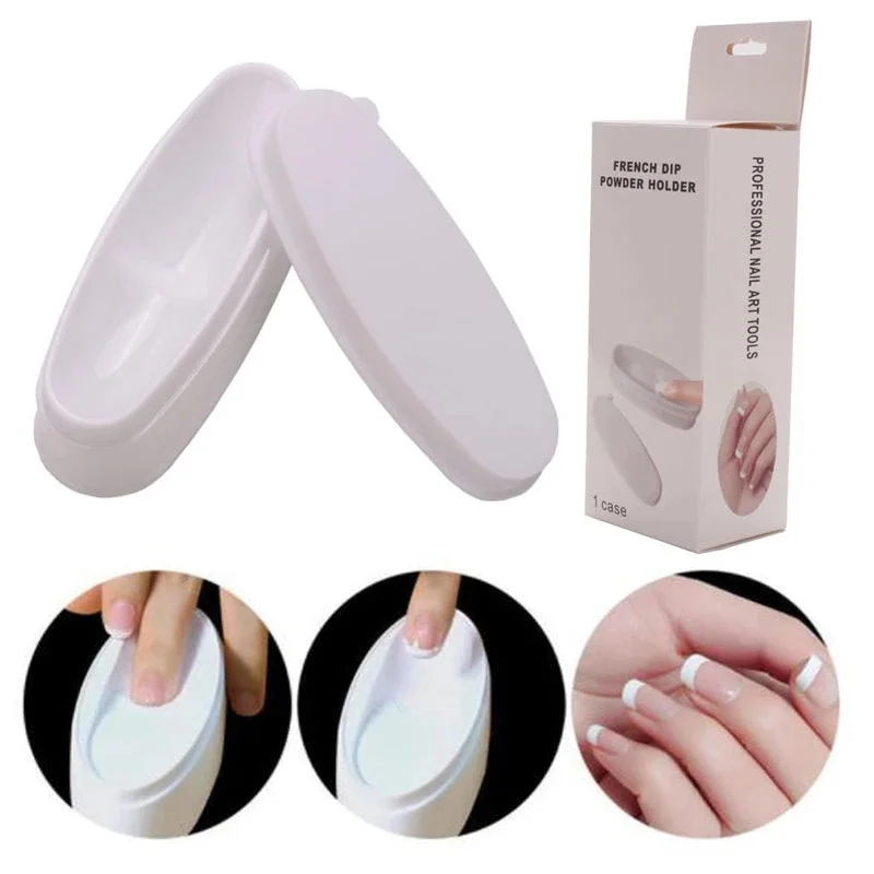 

French Nail Dipping Powder Holder Nail Dipping Powder French Tray Nail Art Tray Container Nail Dip Storage Box Nail Art Tools