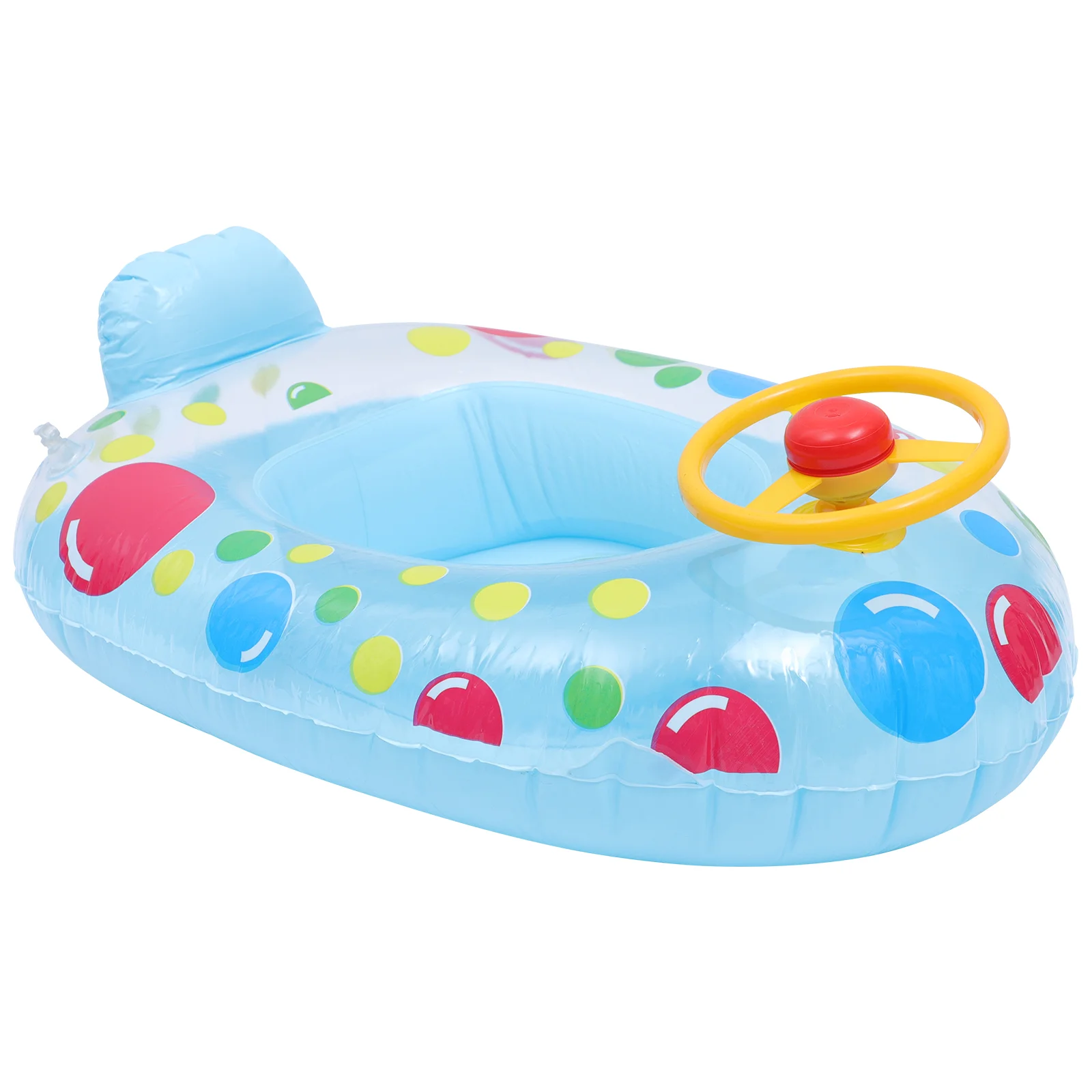 

Inflatable Yacht Toy Swimming Ring Toddlers Kids Summer Toys Water Paddling Accessories Safety Baby Newborn Bathtubs give bath