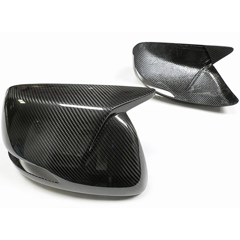 Фото Декоративные крышки зеркал для Toyota Land Cruiser Prado FJ150 10 11 12 13 14 15 16 17 18 19 20 21 Накладка зеркал из настоящего углеродного волокна №5