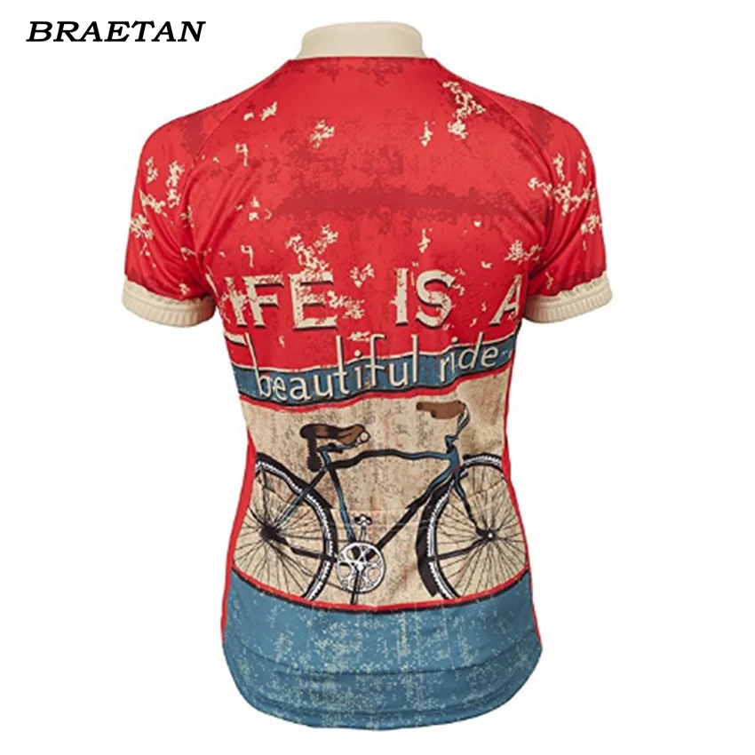 2018 велосипедная Джерси женская одежда для команды велоспорта Мягкая красная