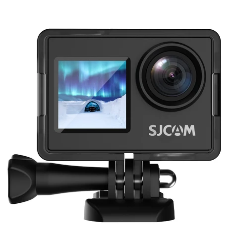 Экшн-камера с двойным экраном 4K 30FPS WIFI Подводная Водонепроницаемая 170 ° спортивная видеокамера Спортивная DV камера