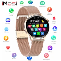 2022 women bluetooth call custom dial nfc smart watch fitness bracelet blood pressure heart for android ios phone