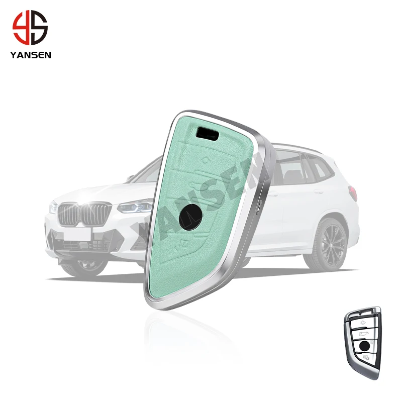 

Alloy Keychain Accessories for BMW 1 3 5 7 Series X1 X3 X7 F20 G05 G20 G30 G11 X5 F15 X6 F16 G01 G02 F48 Leather Key Case Cover