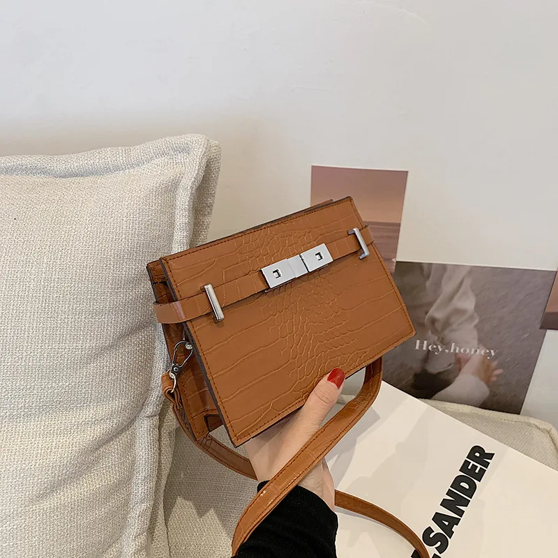 

Women's Bag Small Spring Retro Shoulder Simple Western Style Stone Pattern Crossbody Bags For Women