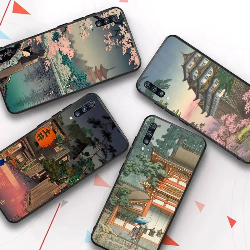 

Japanese Style Art Phone Case for Samsung A51 01 50 71 21S 70 31 40 30 10 20 S E 11 91 A7 A8 2018