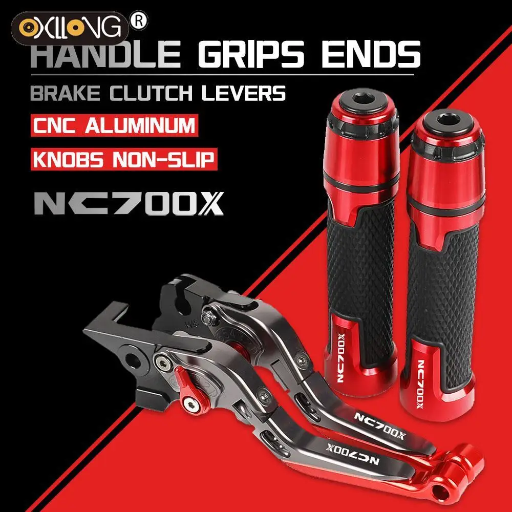 

FOR HONDA NC700X 2012-2013 Motorcycle CNC Brake Clutch Levers Handlebar knobs Handle Hand Grip Ends FOR HONDA NC700X 2012-2013