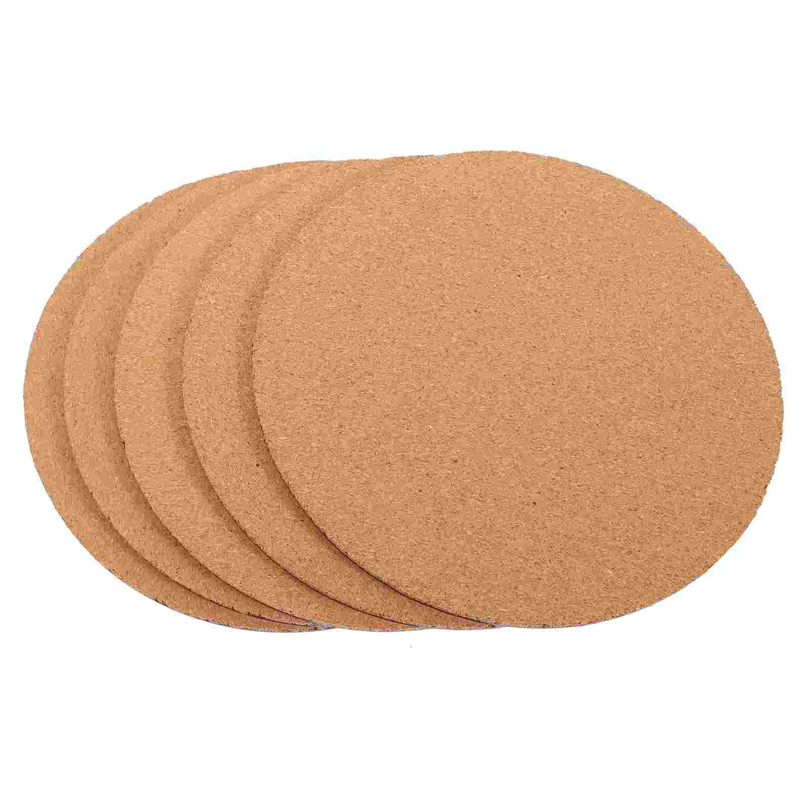 

Cork Anti-skid Planter Mat Round Mats Coasters Garden Pad Cork Planter Coaster