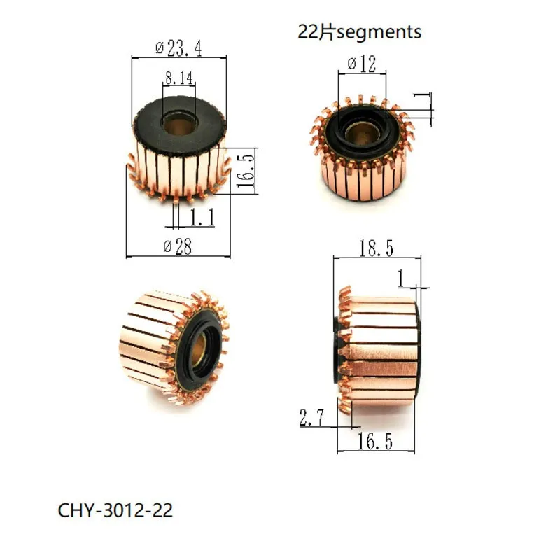 

Коммутатор контактное кольцо с медной головкой Chy-3012-22