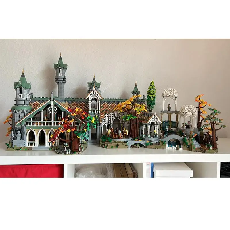 

2023 NEW 10316 Rivendell Extension Building Blocks of Constructions Model Kit City Castle DIV Educational Toys for Children Gift