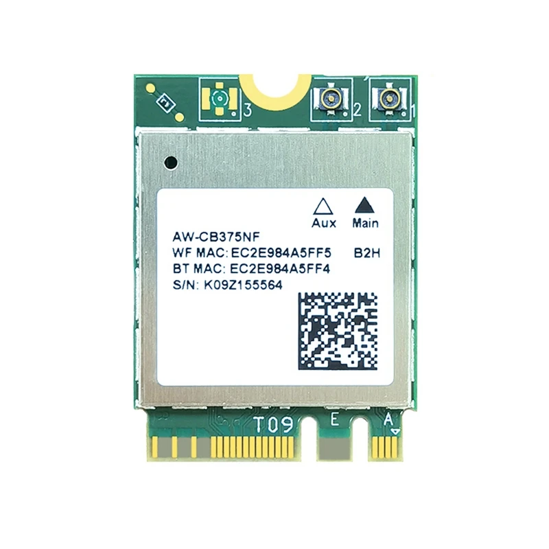 

RTL8822CE 802.11AC 867Mbps Wifi Bluetooth 5.1 NGFF M2 Card Dual-Band Gigabit Built-In Wireless Network Card