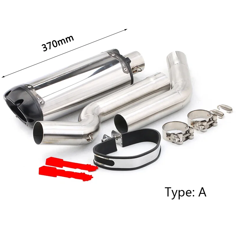 Для Honda CBR1000RR 2004-2007 мотоциклетная выхлопная труба без шнуровки средней трубки 51 мм