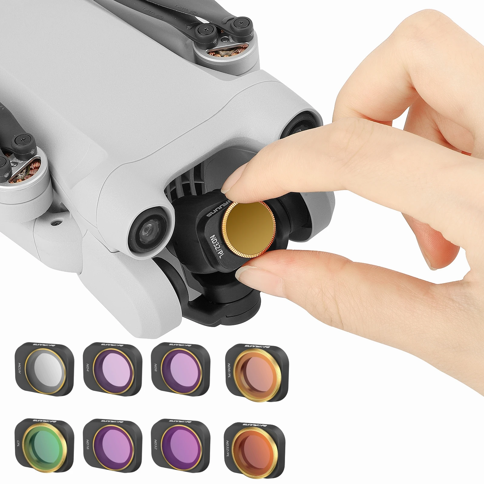 

DJI Mini 3 Pro Drone Camera Lens Filter Spare Parts 4/8/16/32 ND NDPL CPL MCUV Filter Kit for DJI Mavic Mini 3 Pro Accessories