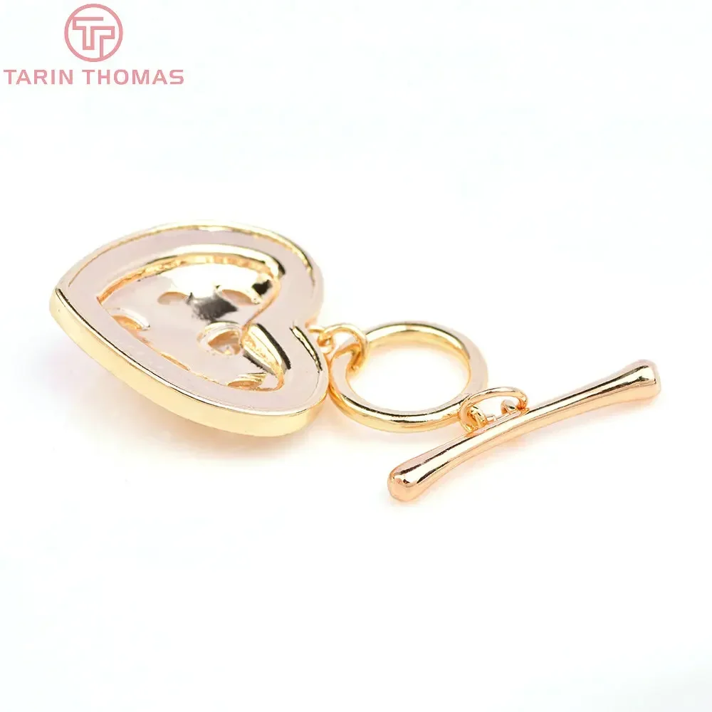 (6395) 2 комплекта латуни с покрытием 24-каратного золота и циркониевым браслетом